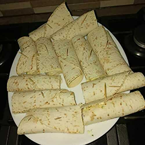 Wraps au oeufs mimosa