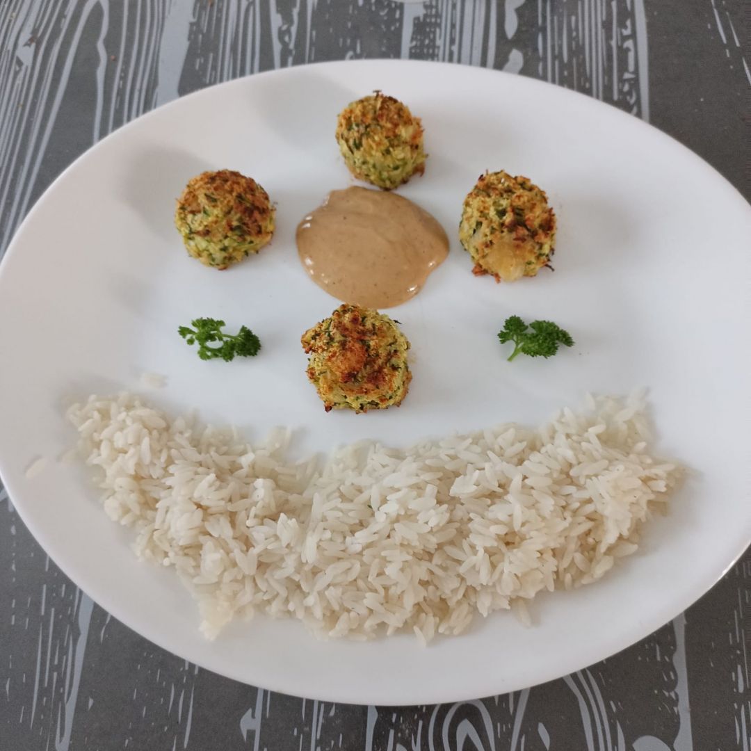 Boulettes de courgettes au combi Ninja