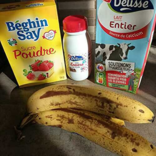 Crème glacée à la banane à la swirl Ninja