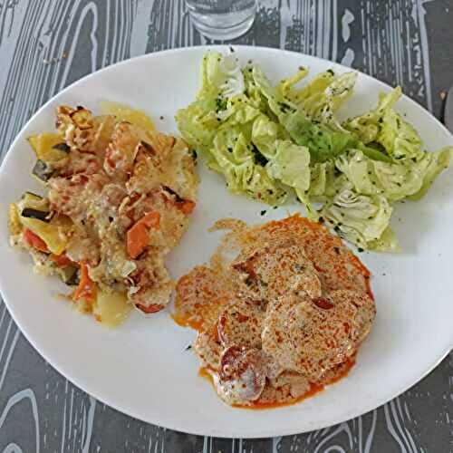 Fricassée de dinde sauce crémeuse au chorizo