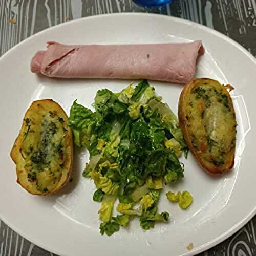 Pommes de terre farcies aux herbes au combi ninja