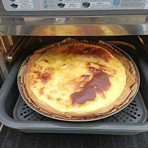 Tarte au flan pâtissier au combi ninja
