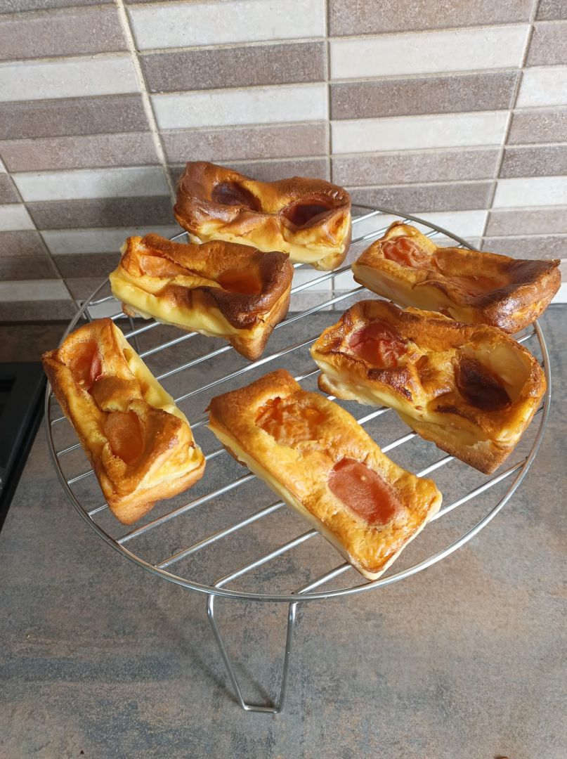 Mini clafoutis aux abricots et combi Ninja