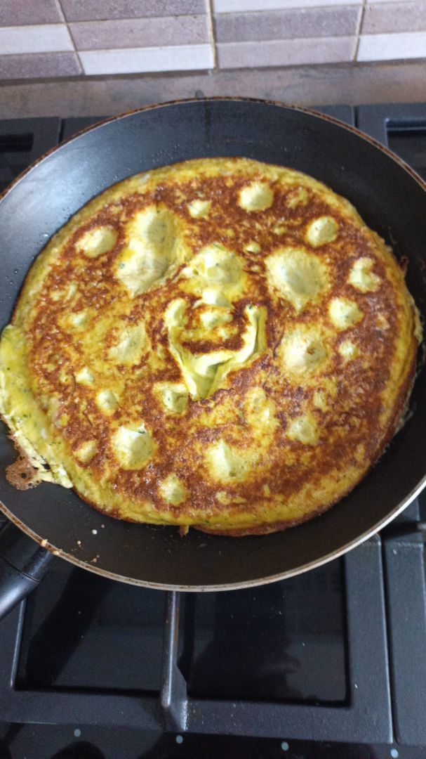 Omelette à la courgette