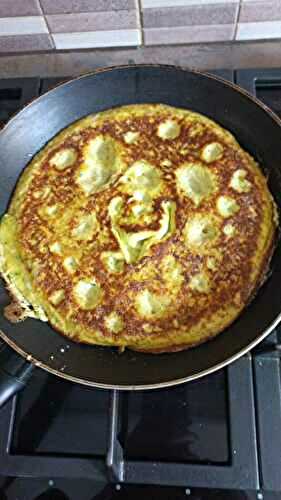 Omelette à la courgette