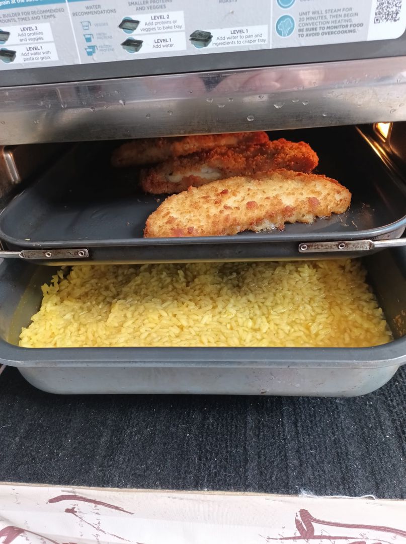 Combimeals riz et poisson pané au combi Ninja