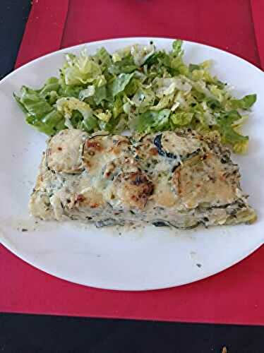 Ravioles au Saint Marcellin et courgettes avec le combi Ninja