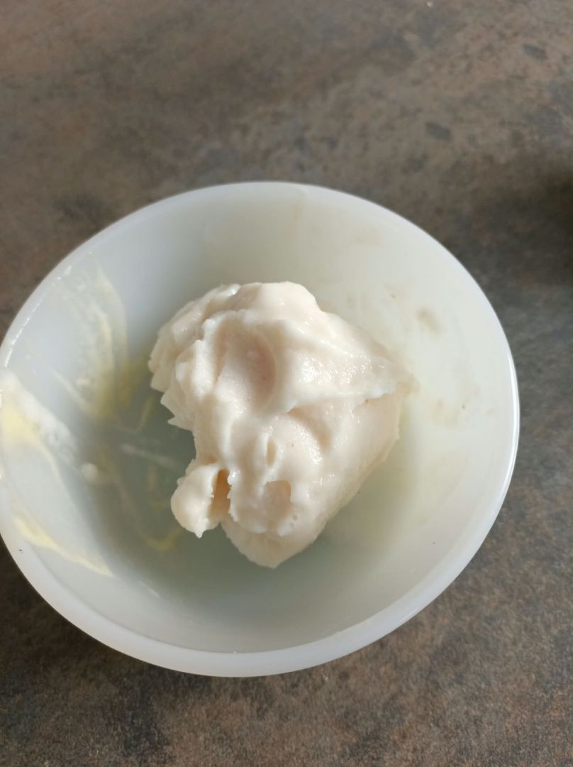 Glace aux litchis avec la swirl Ninja