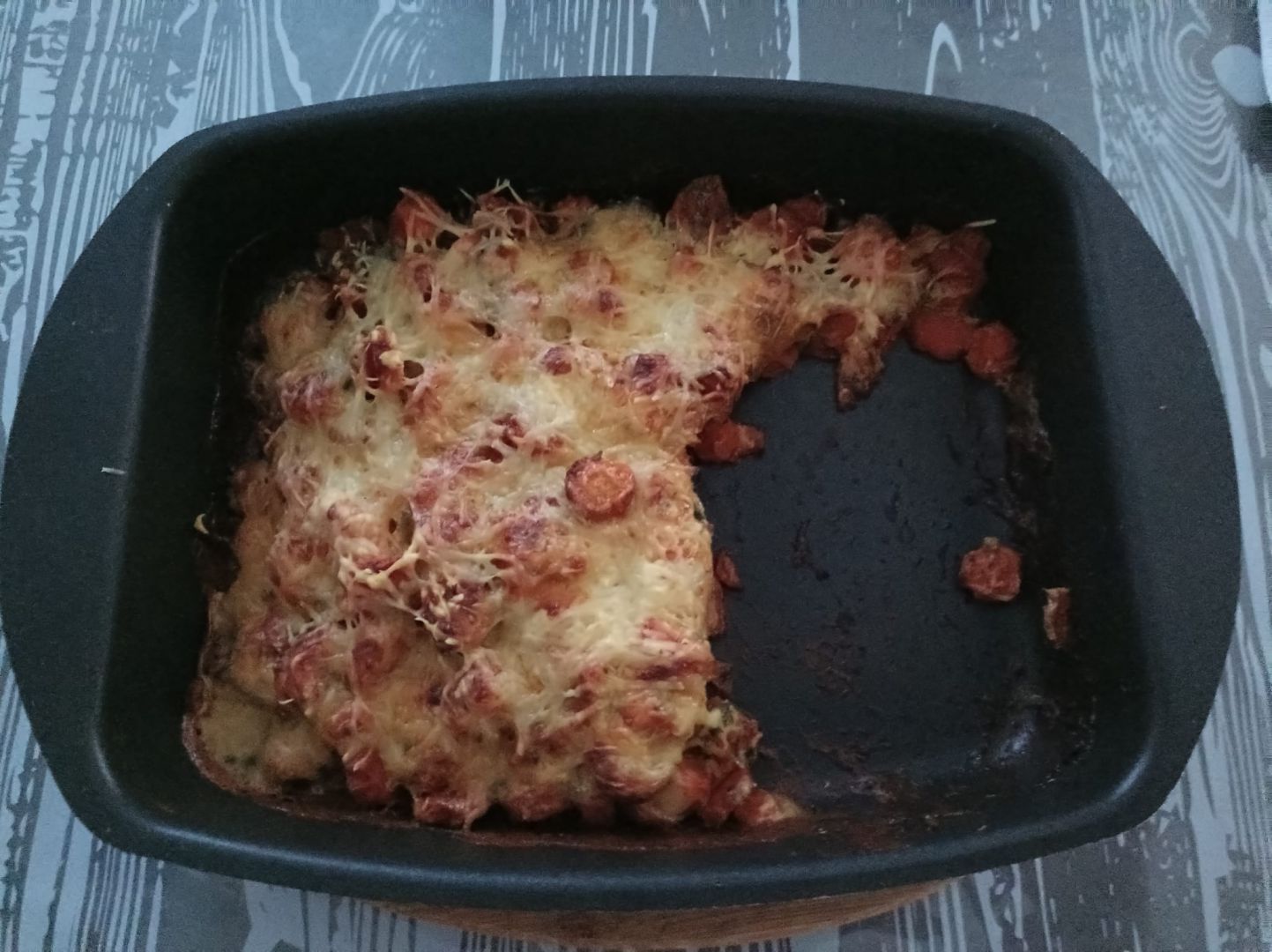 Gratin de carottes au combi Ninja