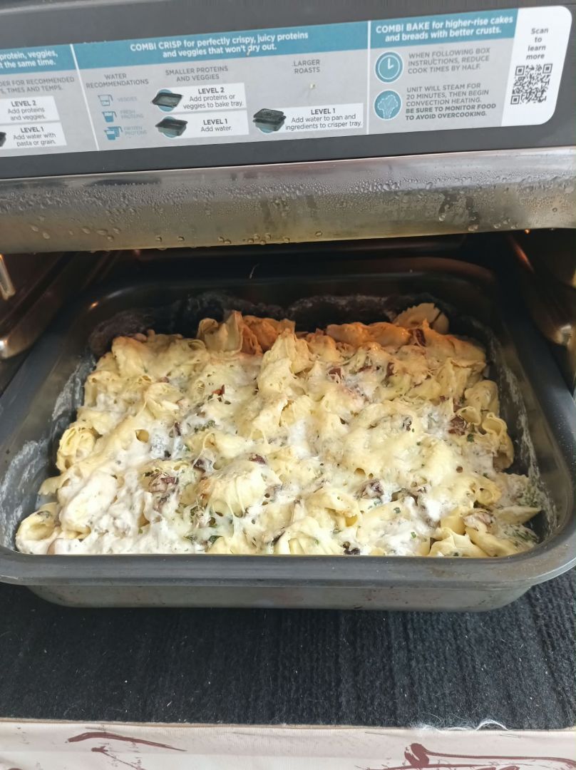 Tortellinis au jambon et champignons crémés au combi Ninja