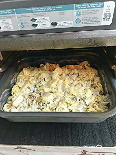 Tortellinis au jambon et champignons crémés au combi Ninja