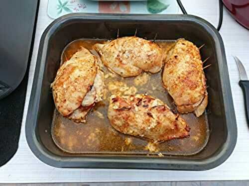 Blancs de poulet farcis au Comté au Combi Ninja