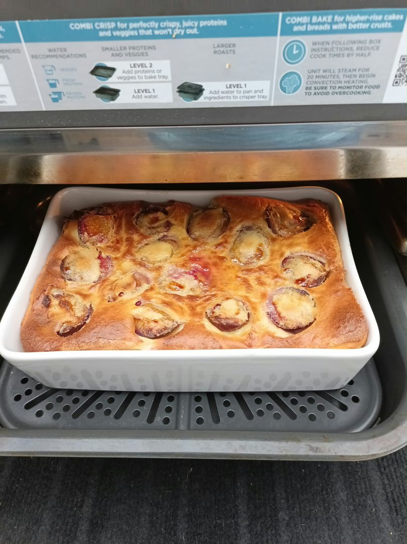 Clafouti au quetsches et combi Ninja