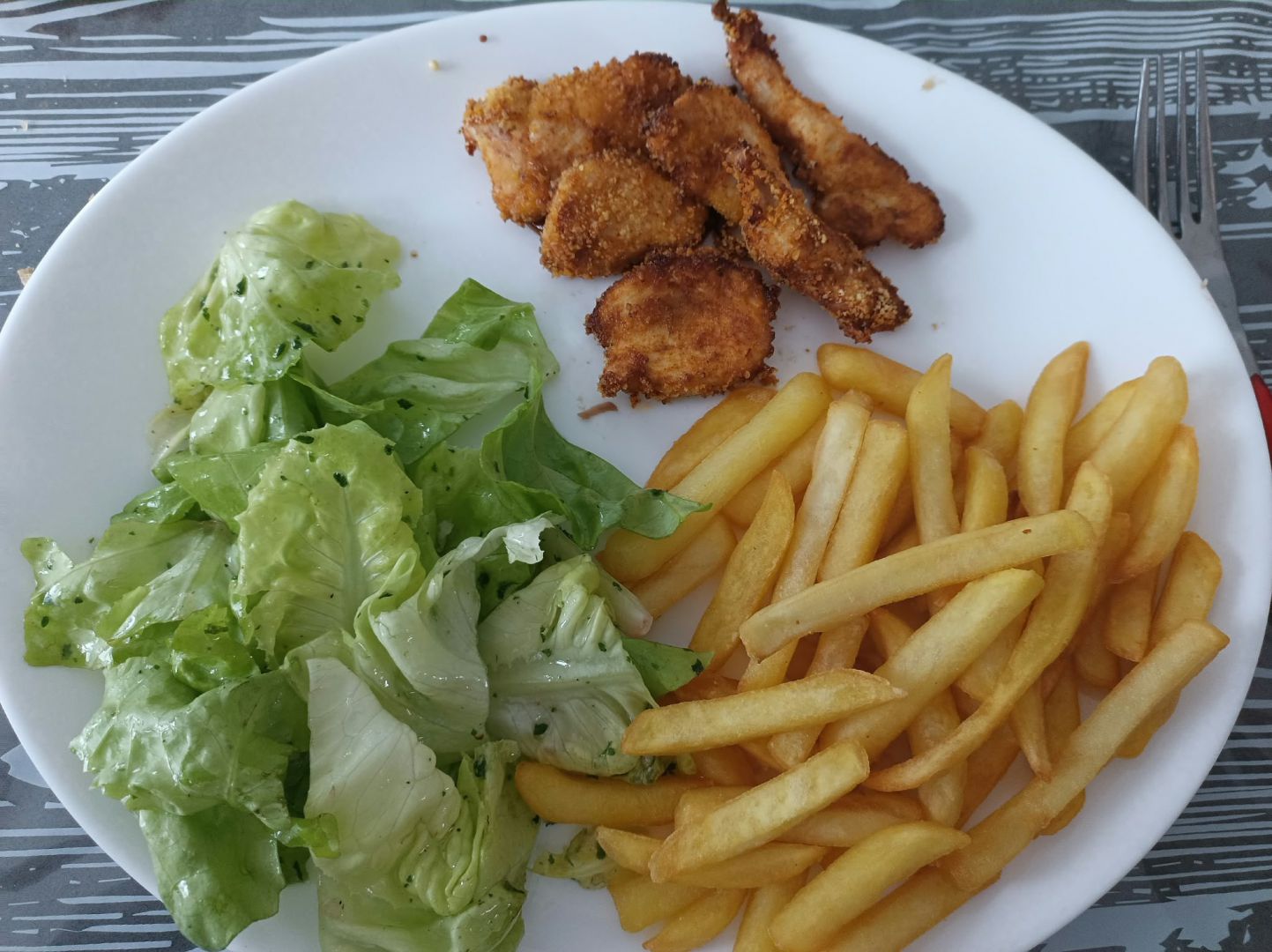 Aiguillettes de poulet panées au combi Ninja