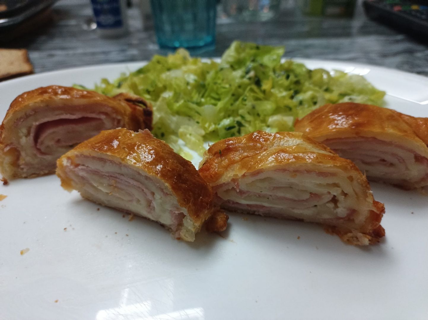Friand au tartare et jambon Comté au combi Ninja