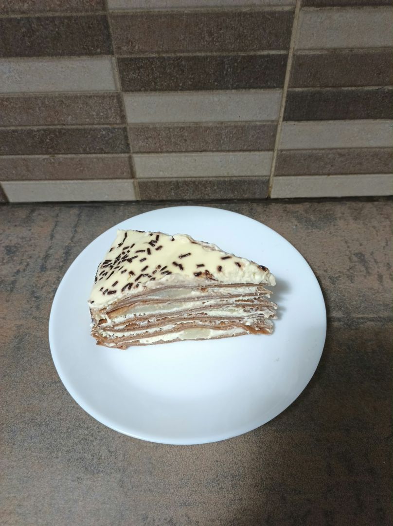 Mon tiramisu de crêpes au chocolat