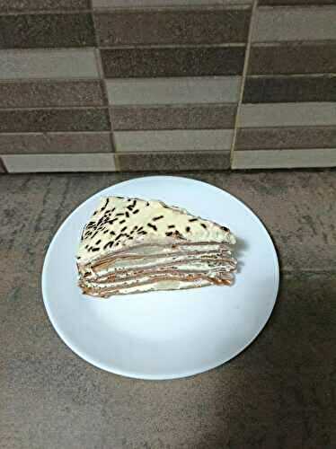 Mon tiramisu de crêpes au chocolat 