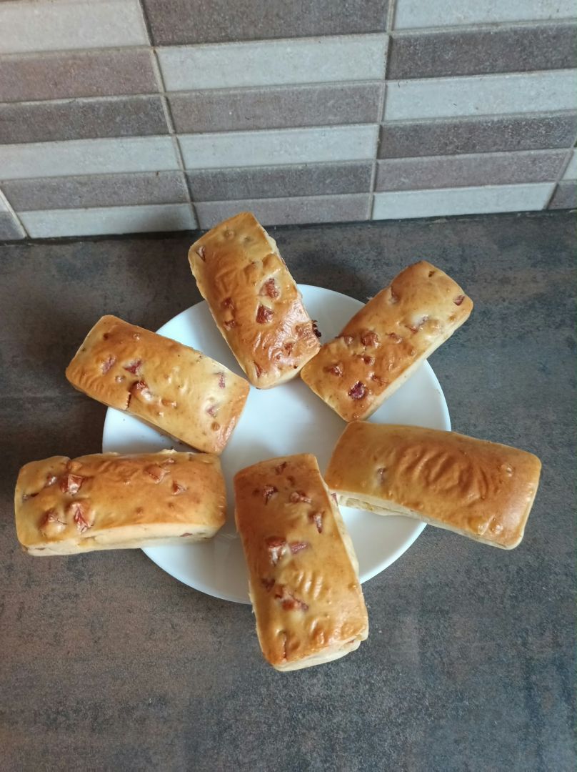 Muffins au dés de jambon au combi Ninja