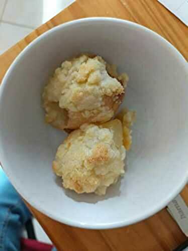 Poires en crumble avec le combi Ninja