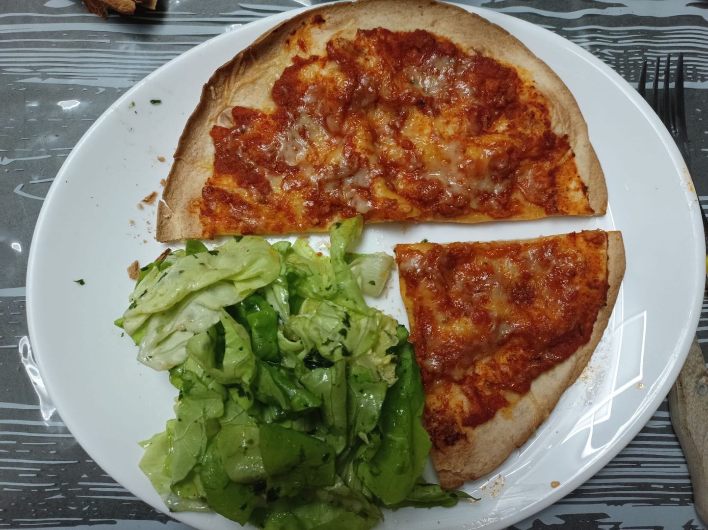 Tortillas façon pizza au combi Ninja