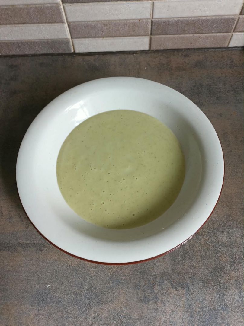 Velouté de brocolis et haricots blancs au Robby robicook