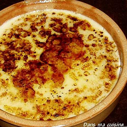 Crème brûlée légère et rapide à l'agar_agar