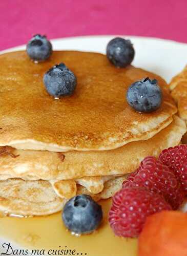 Delicious Pancakes with Maple Syrup
