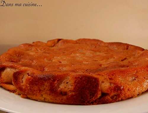 Gâteau aux pommes et orange caramélisée, sans oeufs - DANS MA CUISINE... (et ailleurs !)