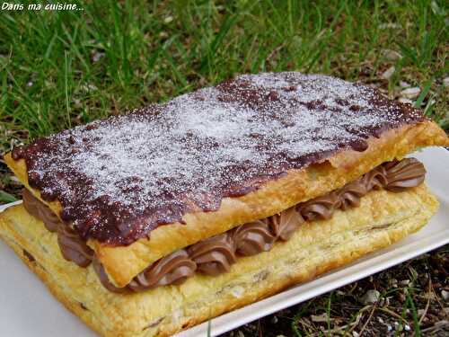 Mille feuilles au chocolat