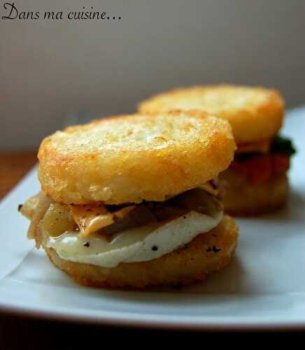 Mini faux Burgers de Rösti...