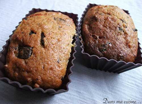 Minis cakes bien de saison, orange, chocolat et épices