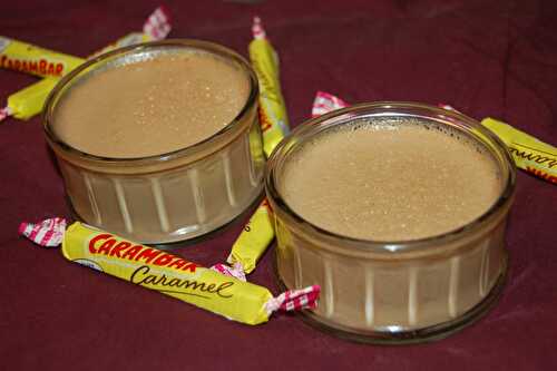 Petites crèmes aux carambars