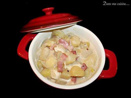 Poêlée d'endives et pommes de terre au chèvre