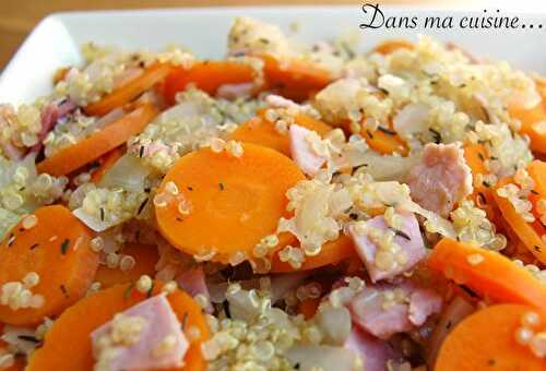 Quinoa aux carottes - DANS MA CUISINE... (et ailleurs !)