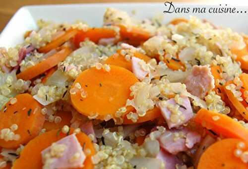 Quinoa aux carottes