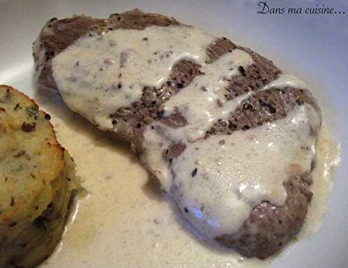 Steak au poivre à ma façon