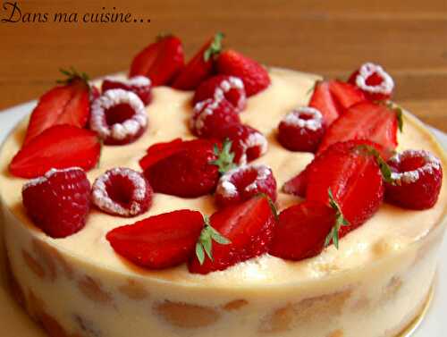 Tiramisu aux fraises