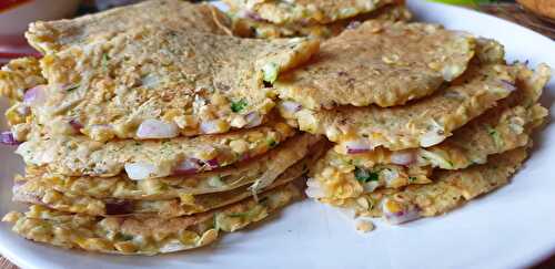 Galettes de courgettes et lentilles corail