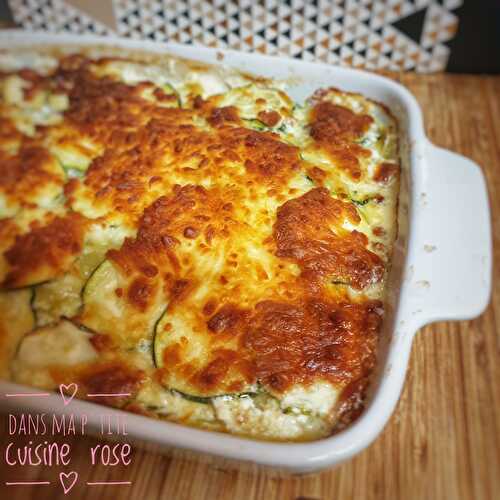 Gratin de courgettes façon dauphinois