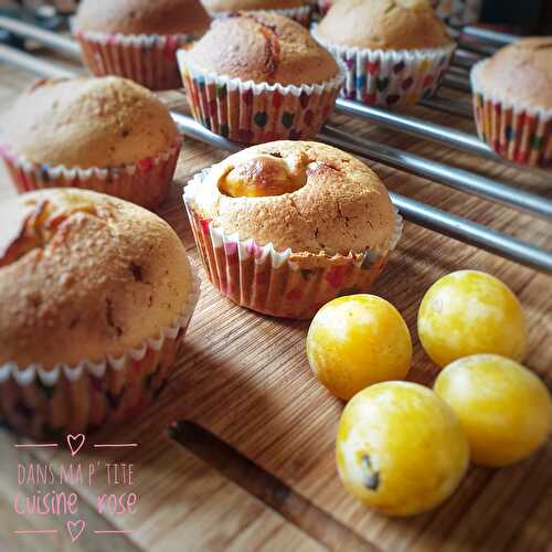 Muffins aux mirabelles et aux amandes