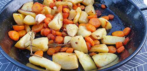 Poêlée de légumes au barbecue