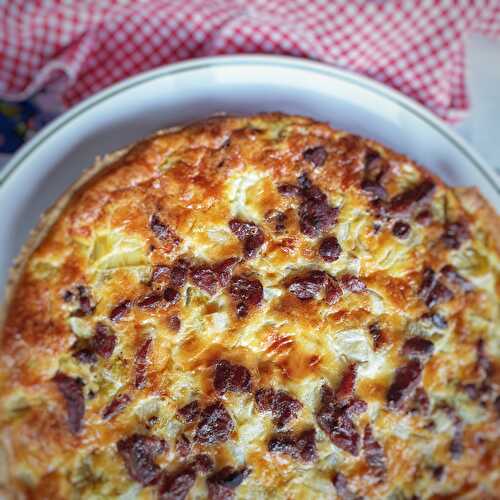 Quiche aux endives et lardons