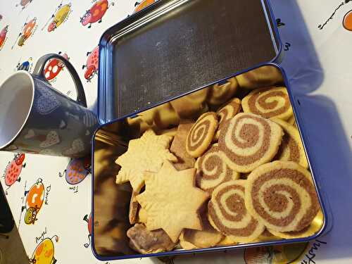 Sablés spiralés de Noël