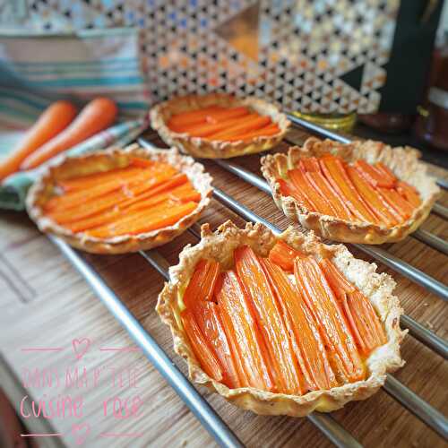 Tartelettes carotte-curcuma et miel façon Michalack (au Companion ou non)
