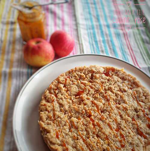 Cheesecake crumble aux pommes et caramel (au Companion ou non)