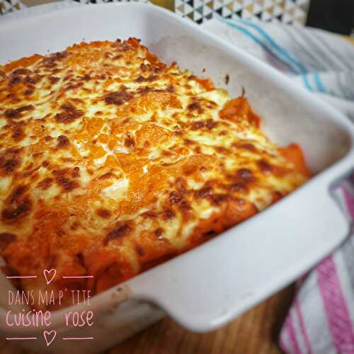 Gratin de patates douces à la crème de gingembre et d’ail (avec ou sans Companion)