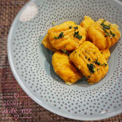 Gnocchis de butternut au beurre persillé (au Companion ou non)