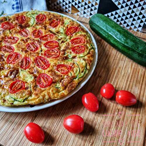 Quiche sans pâte courgettes et tomates cerises (au Companion ou non)