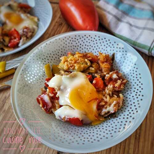 Œufs pochés a la ratatouille (à l’autocuiseur, Cookeo, Cosori ou Instant Pot)