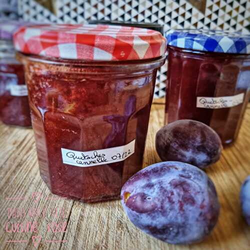 Confiture de quetsches à la cannelle (au Companion)